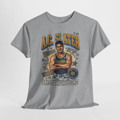 AC Slater Bayside High Legend Tee — Saved by the Bell Retro Football Shirt