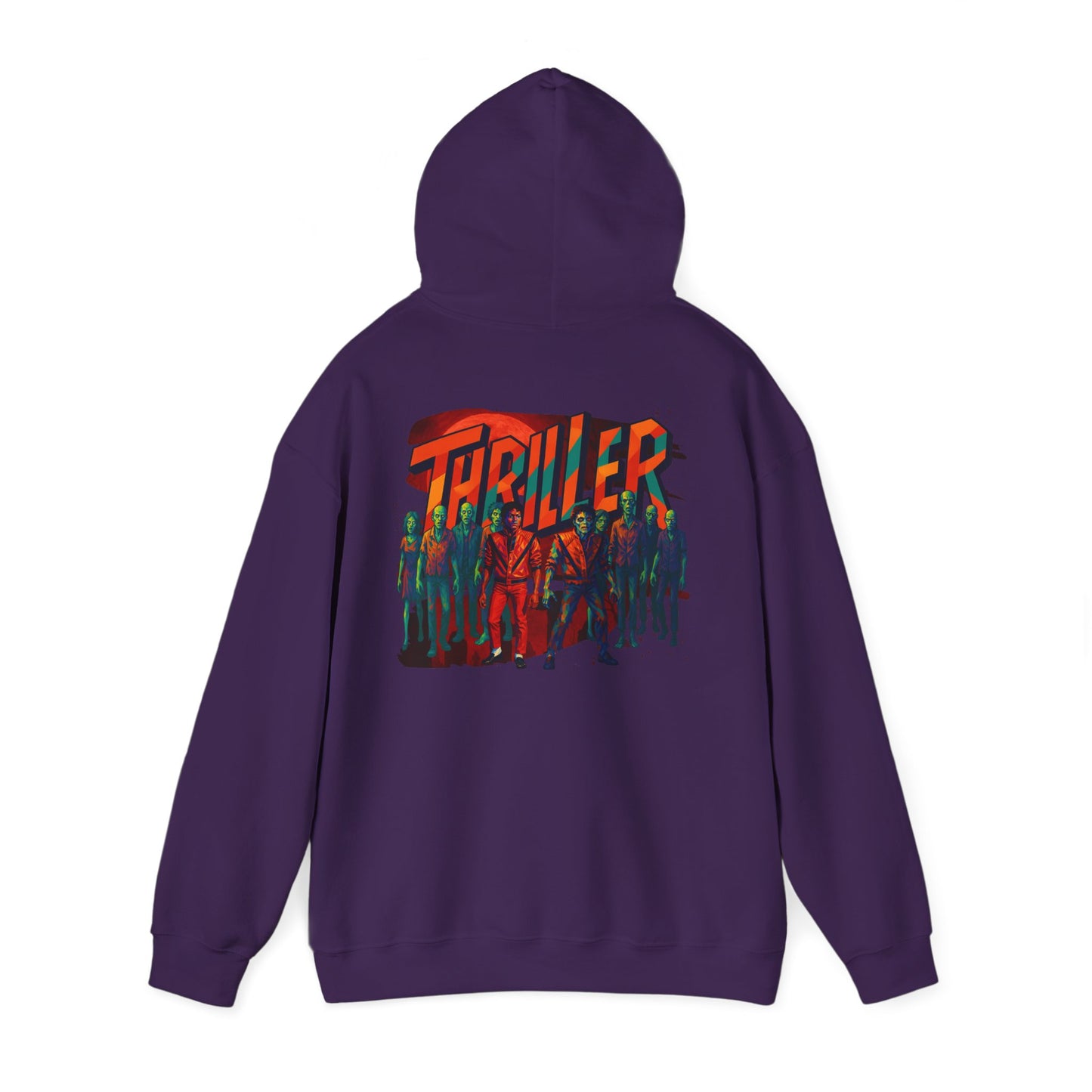 MJ 'Thriller' Retro Zombie Crew Graphic Hoodie