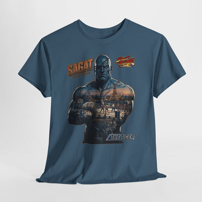 Sagat Street Fighter Graphic Tee – Vintage Fighter Poster T-Shirt
