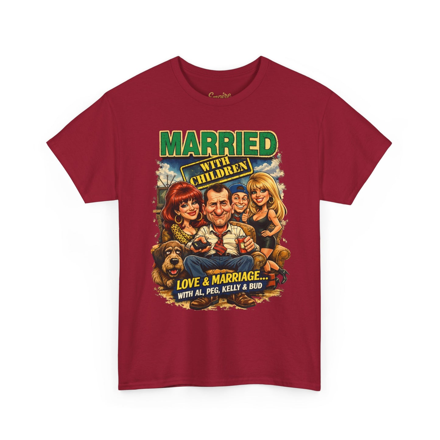 Married with Children Retro TV Tee — Vintage Sitcom Graphic Shirt