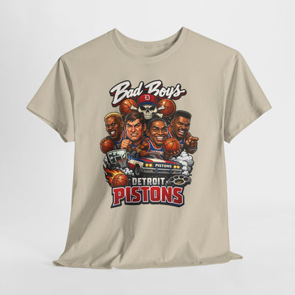 Detroit Pistons "Bad Boys" T-Shirt — Vintage Basketball Team Tee