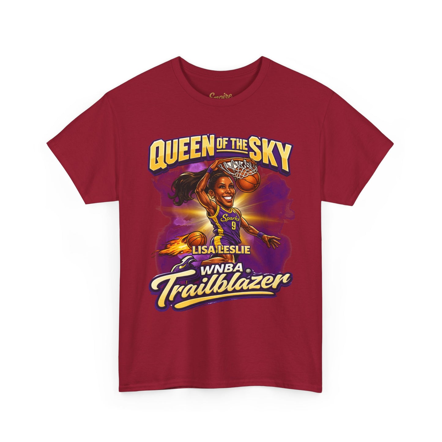 "Queen of the Sky" Lisa Leslie Trailblazer Basketball Tee