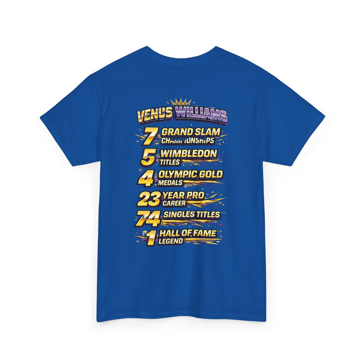 Queen V Tennis Tee — "Queen V" Venus Williams Tribute Shirt