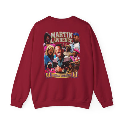 Martin Crewneck Sweatshirt — 'Legendary Characters' Retro TV Cast Graphic