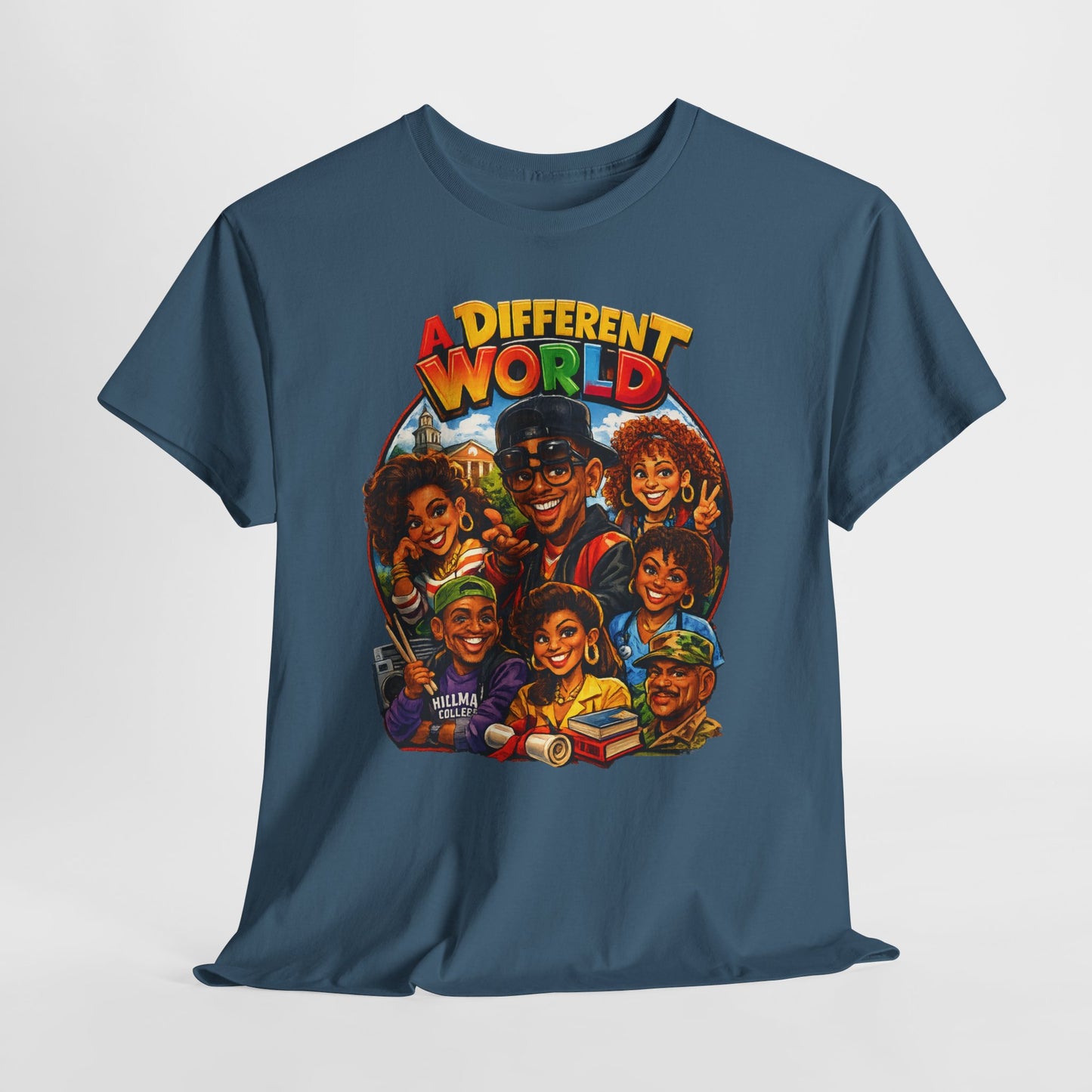 A Different World Cast Graphic Tee — Nostalgic 90s TV Shirt