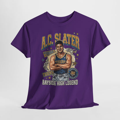 AC Slater Bayside High Legend Tee — Saved by the Bell Retro Football Shirt
