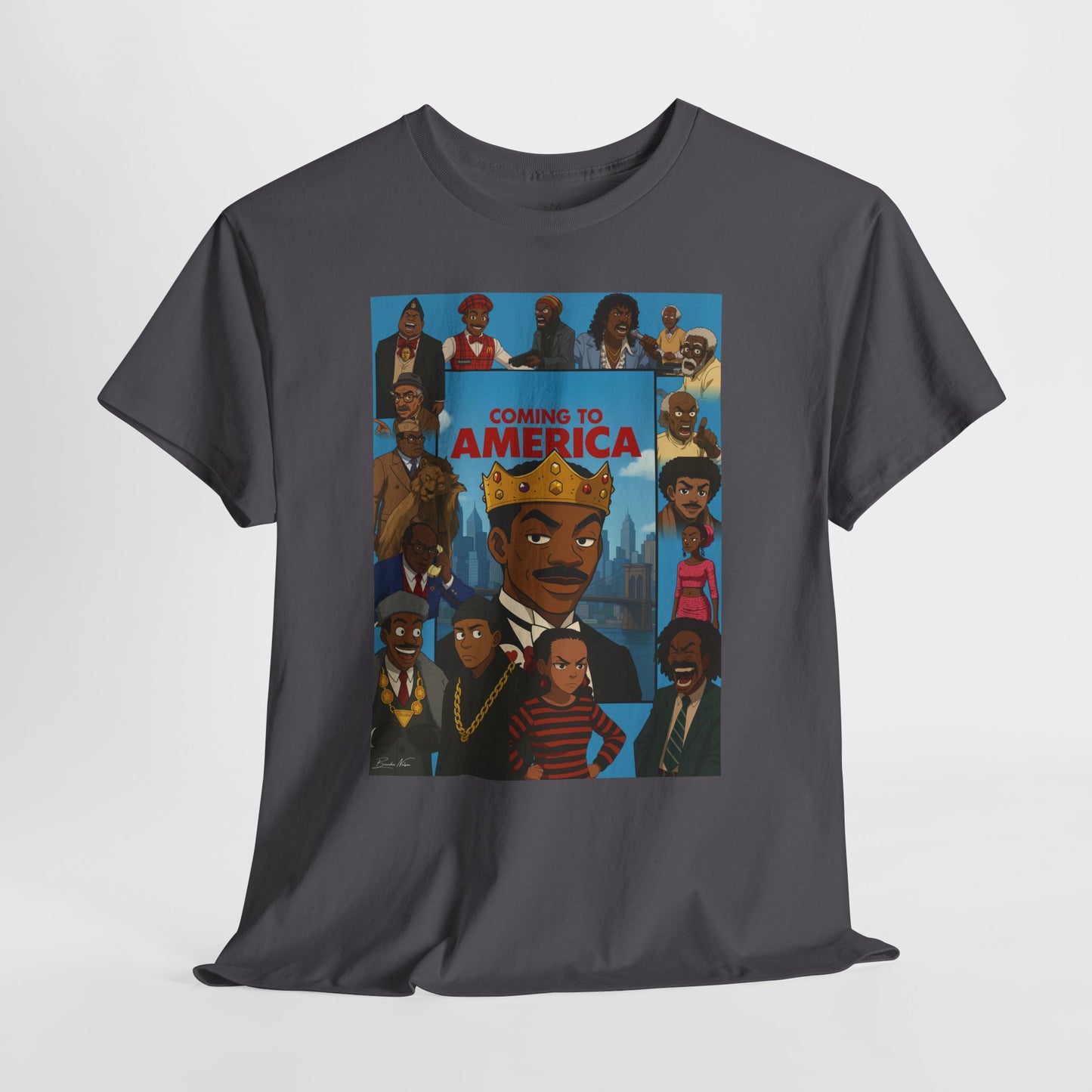 Unisex Heavy Cotton Tee - "Coming to America" Movie Tribute Shirt