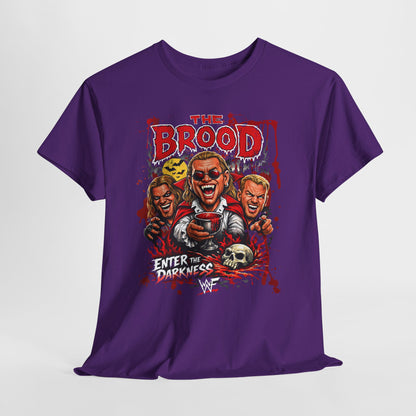 The Brood Horror Band Tee — “Enter the Darkness” Graphic T-Shirt