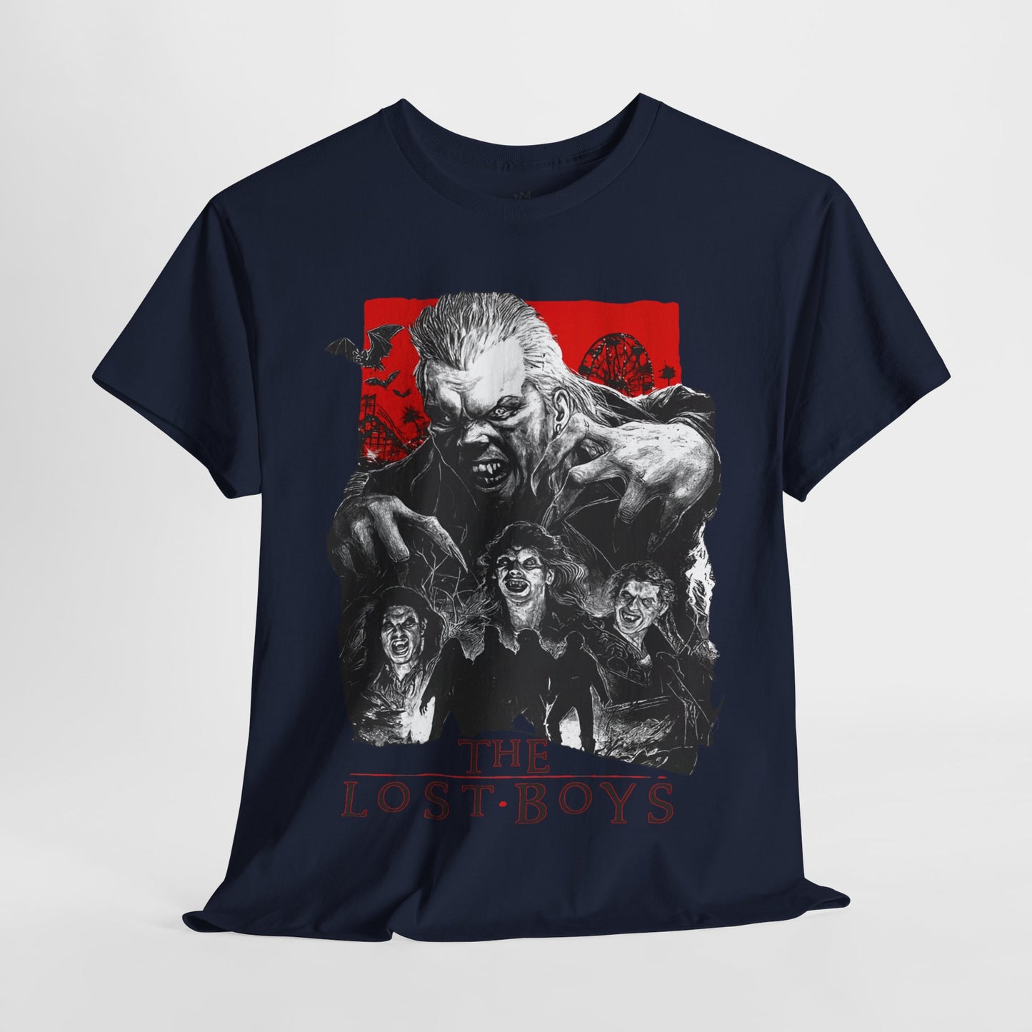 Lost Boys Vintage Graphic Tee, Unisex Cotton T-Shirt, Horror Movie Apparel, Halloween Shirt, Geek Culture Clothing