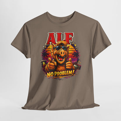 ALF “No Problem!” Graphic Tee — Retro 80s TV Character T-Shirt