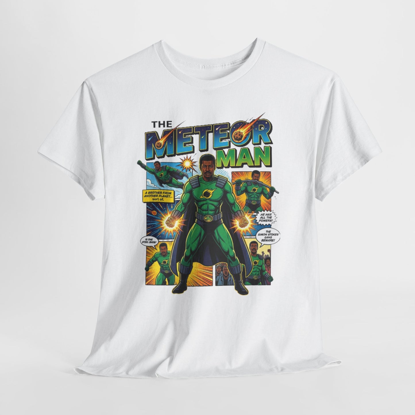 Meteor Man - Superhero Graphic Tee for Comic Fans