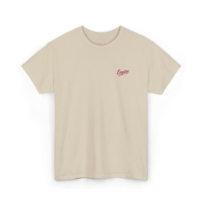 Signature Embroidered Empire Pink Chest Logo T-Shirt