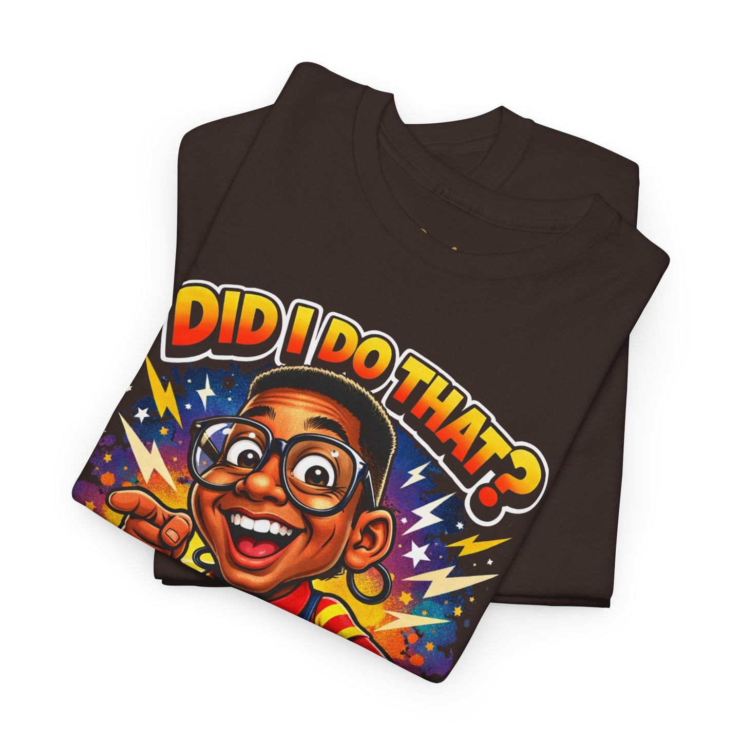 Did I Do That? Steve Urkel Tee – Retro 90s Family Matters Graphic Shirt