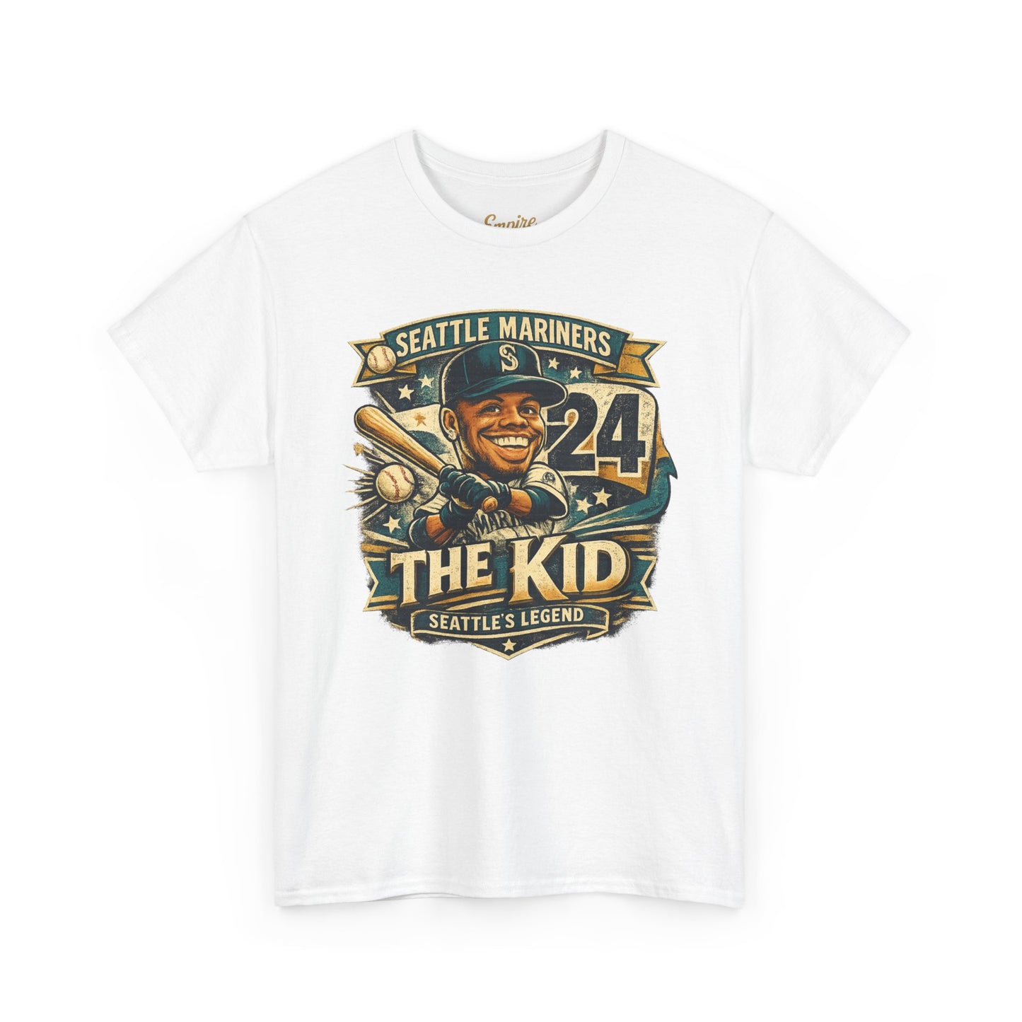 Griffey Jr. "The Kid" - Vintage Baseball Graphic T-Shirt