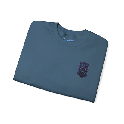 Black Panther Crewneck Sweatshirt — Marvel Black Panther Graphic