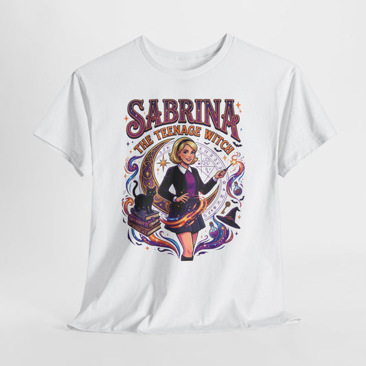 Sabrina The Teenage Witch Graphic Tee — Retro Spellbook Witchy T-Shirt