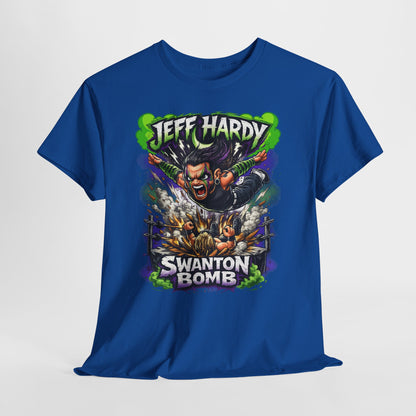 "Swanton Bomb" Graphic Tee — Pro Wrestler Vintage-Style Wrestling Shirt