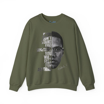 Malcolm X Quote Crewneck Sweatshirt