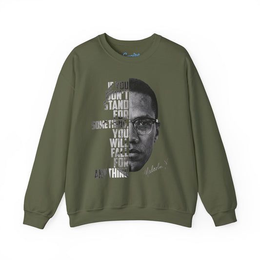 Malcolm X Quote Crewneck Sweatshirt