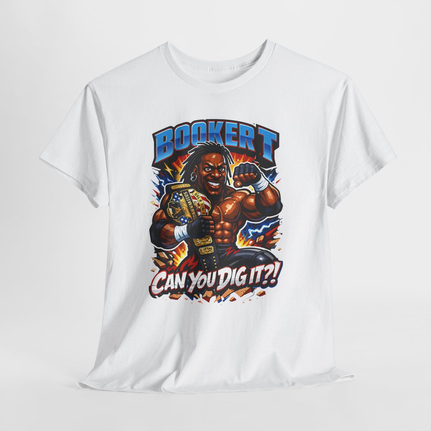 Booker T "Can You Dig It?!" T-Shirt — Retro Pro Wrestler Graphic Tee