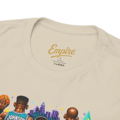 Charlotte Hornets Basketball T-Shirt — Team Player Caricature Tee