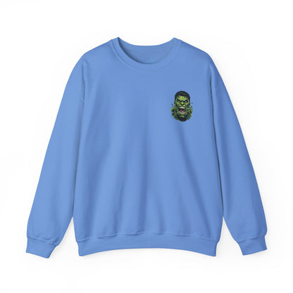 Hulk Graphic Crewneck Sweatshirt — Bruce Banner Movie Poster Design