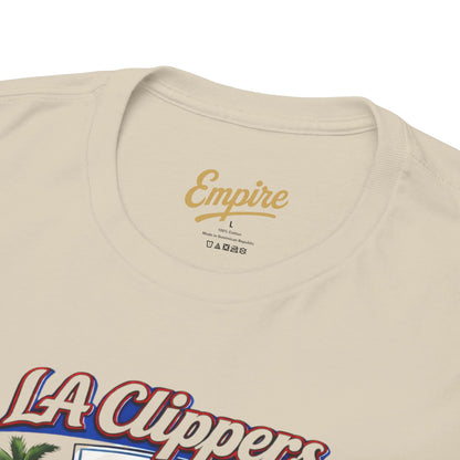 LA Clippers Cartoon Roster Tee — "The Knuckleheads" Team Graphic T-Shirt