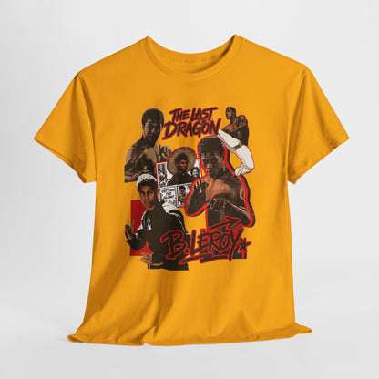 The Last Dragon Collage Tee — Retro Martial Arts Movie Poster T-Shirt