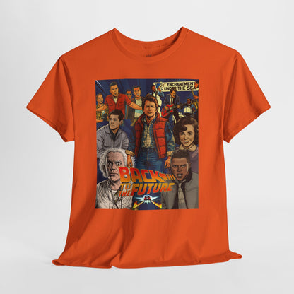 Retro Movie Graphic Tee, Nostalgic Unisex T-Shirt, Perfect for Back to the Future Fans, Casual Wear, Gift for Movie Lovers, Vintage Style