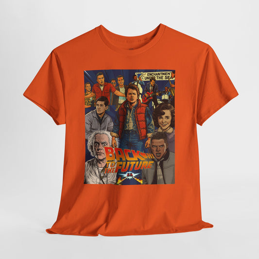 Retro Movie Graphic Tee, Nostalgic Unisex T-Shirt, Perfect for Back to the Future Fans, Casual Wear, Gift for Movie Lovers, Vintage Style