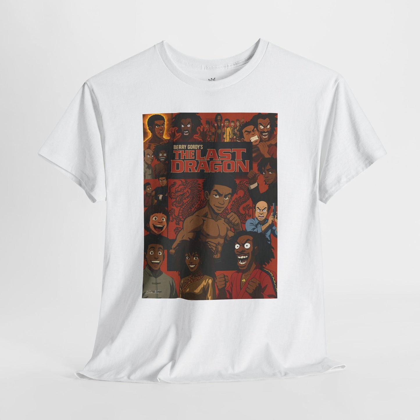 Retro Last Dragon Unisex Heavy Cotton Tee | Perfect for Fans & Casual Wear