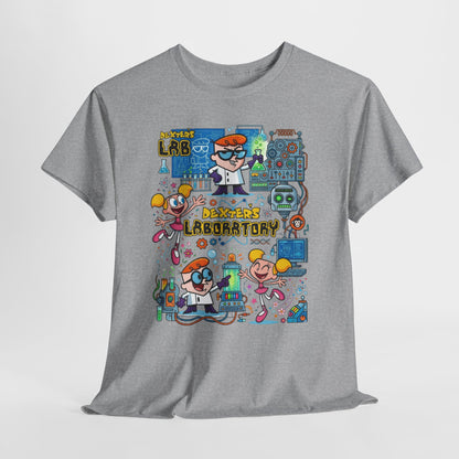 Dexter’s Laboratory Cartoon Tee — Retro Kids’ Science Lab Graphic T-Shirt