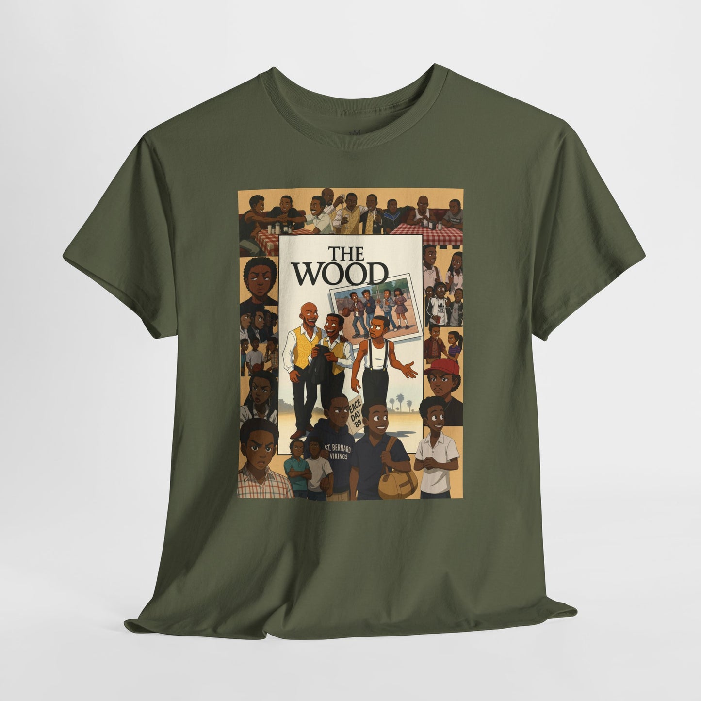 Retro 'The Wood' Graphic Shirt - Perfect for Casual Wear or Events