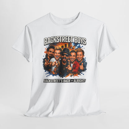 Backstreet Boys Graphic Tee - 'Backstreet's Back' Retro Band Shirt