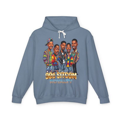90s Sitcom Tribute Hoodie — Cartoon Cast Graphic Pullover