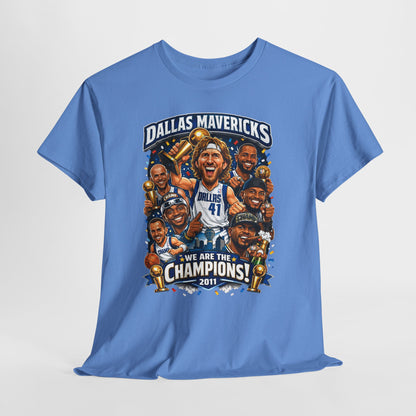 Dallas Mavericks Champions Tee – “We Are The Champions” Basketball Fan Shirt