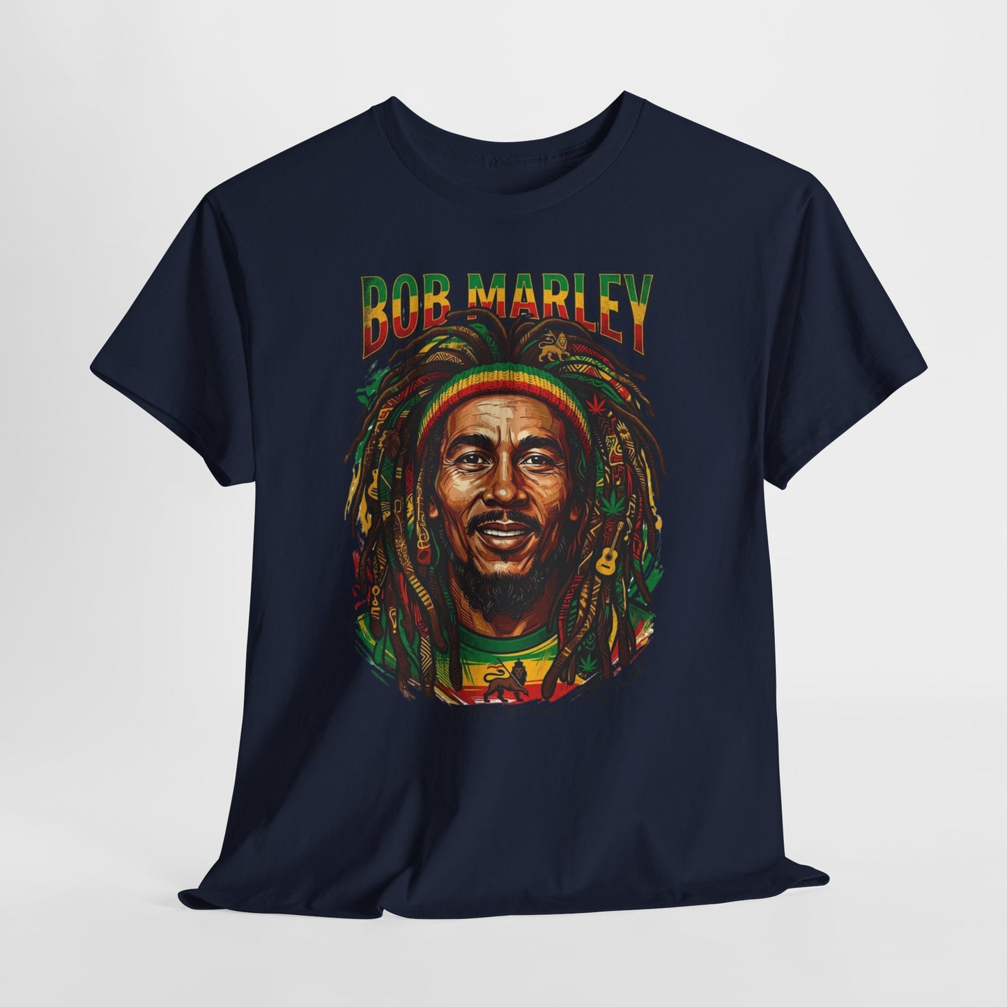 Reggae Legend Portrait Tee - Vintage Rasta Music Graphic T-Shirt