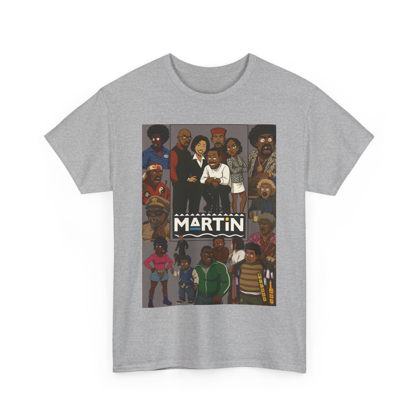 Vintage Martin T-Shirt - Unisex Heavy Cotton Tee for Nostalgic Fans