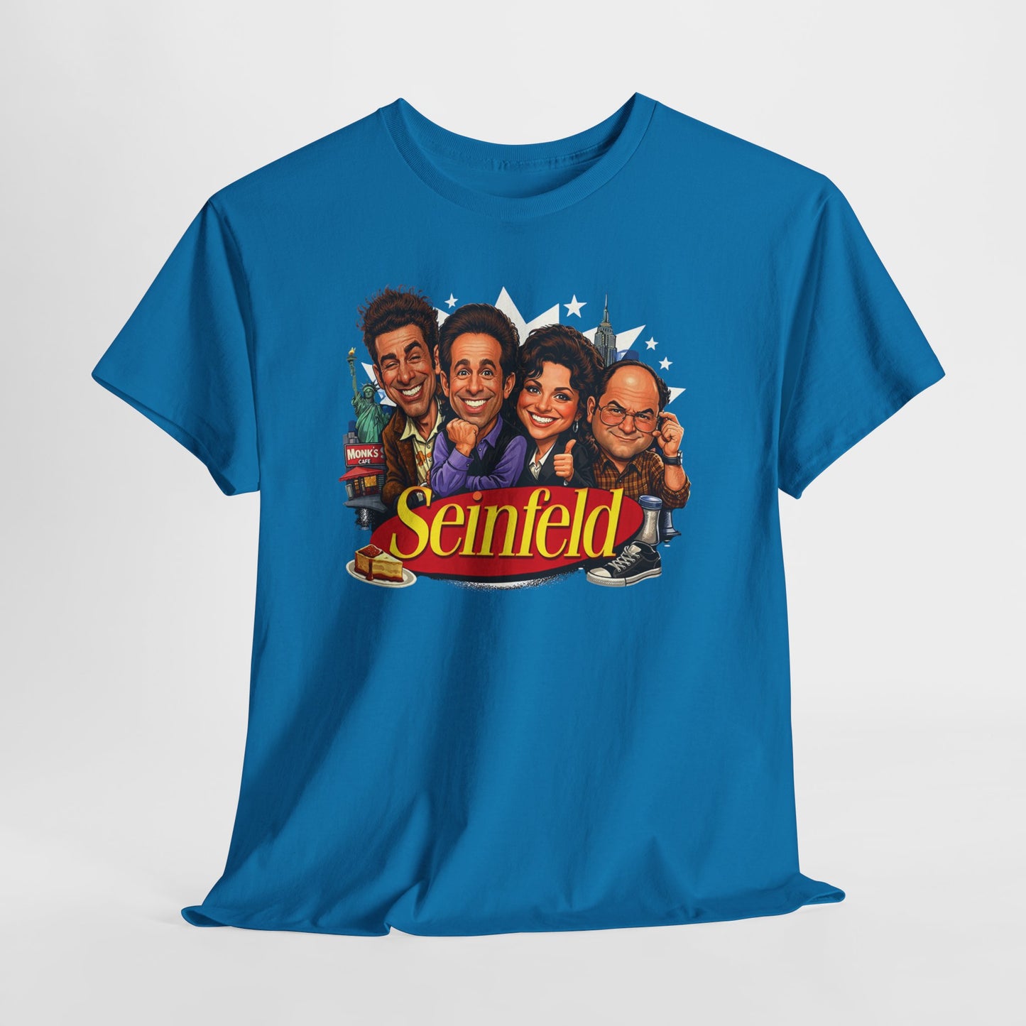 Seinfeld Cast Retro TV Logo Tee