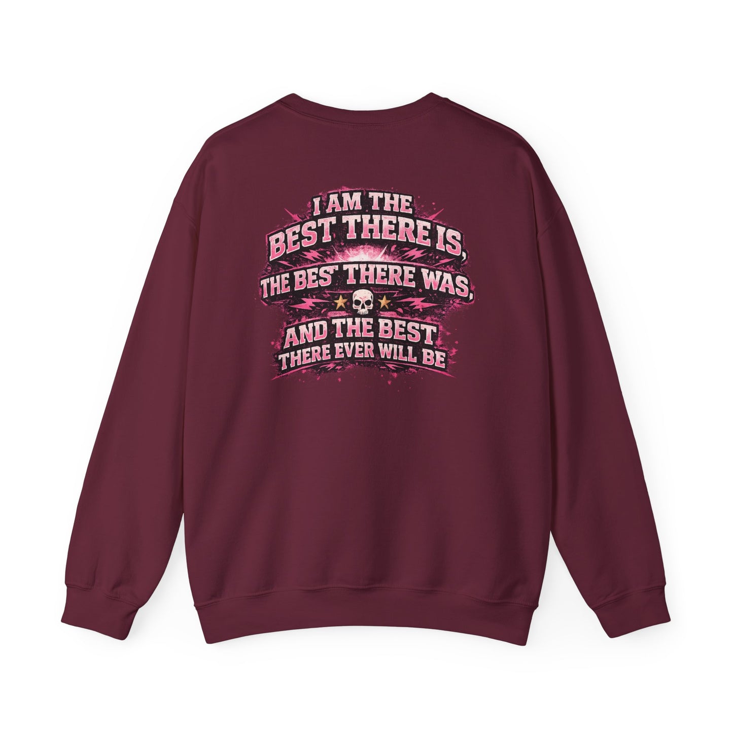 Bret Hart Crewneck Sweatshirt — "I Am The Best There Is" Retro Wrestling Pullover