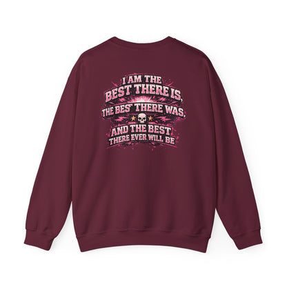 Bret Hart Crewneck Sweatshirt — "I Am The Best There Is" Retro Wrestling Pullover