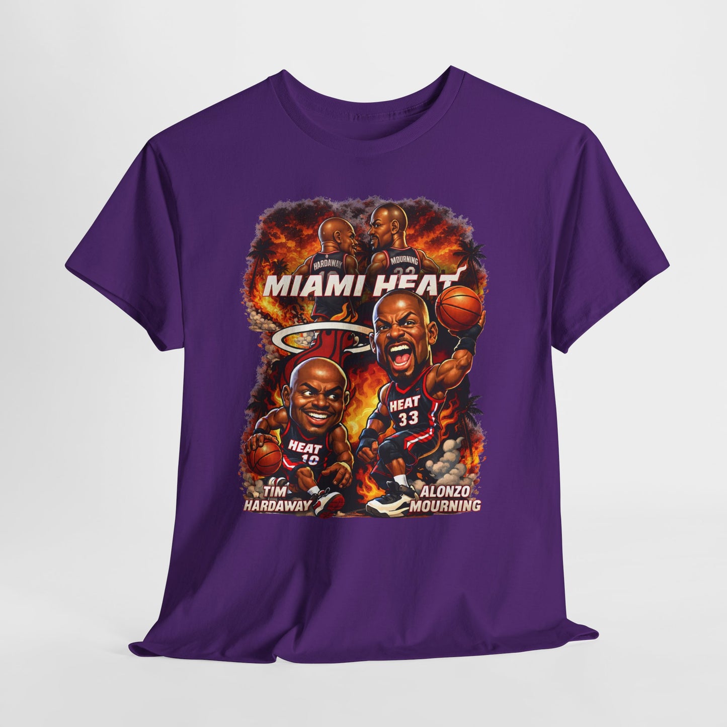 Miami Heat Retro Players Graphic Tee — Vintage Basketball Fan Shirt