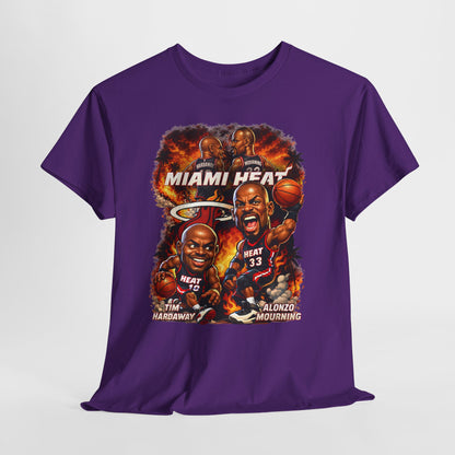 Miami Heat Retro Players Graphic Tee — Vintage Basketball Fan Shirt