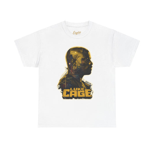 Luke Cage Profile Graphic Tee — Retro Marvel Street Hero T‑Shirt