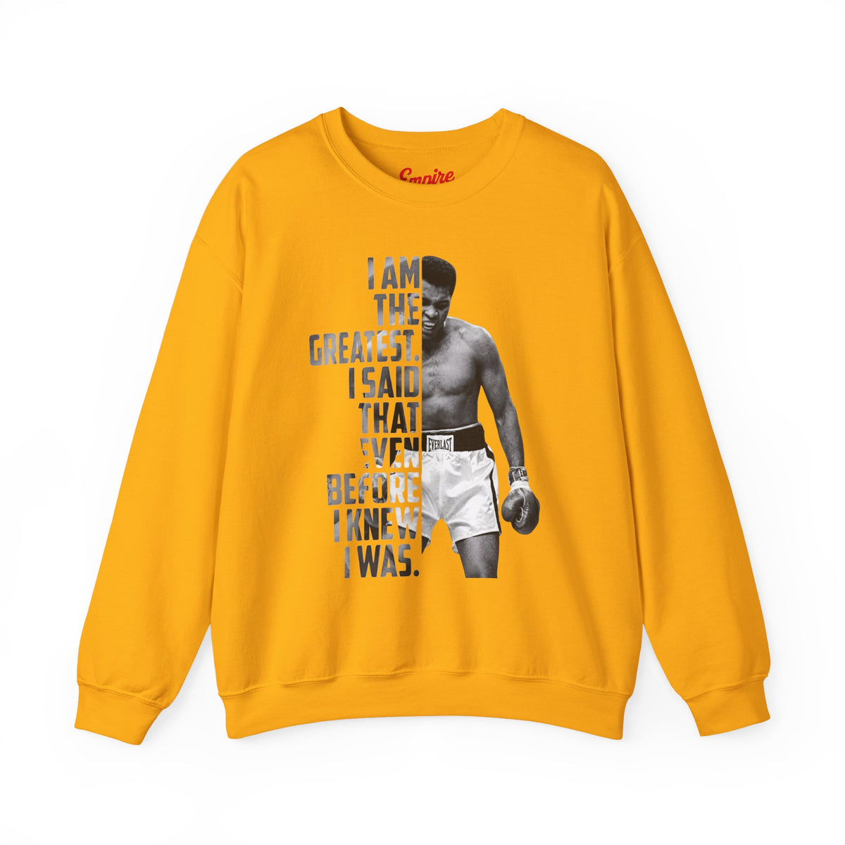 Boxing Champion 'I Am The Greatest' Crewneck Sweatshirt