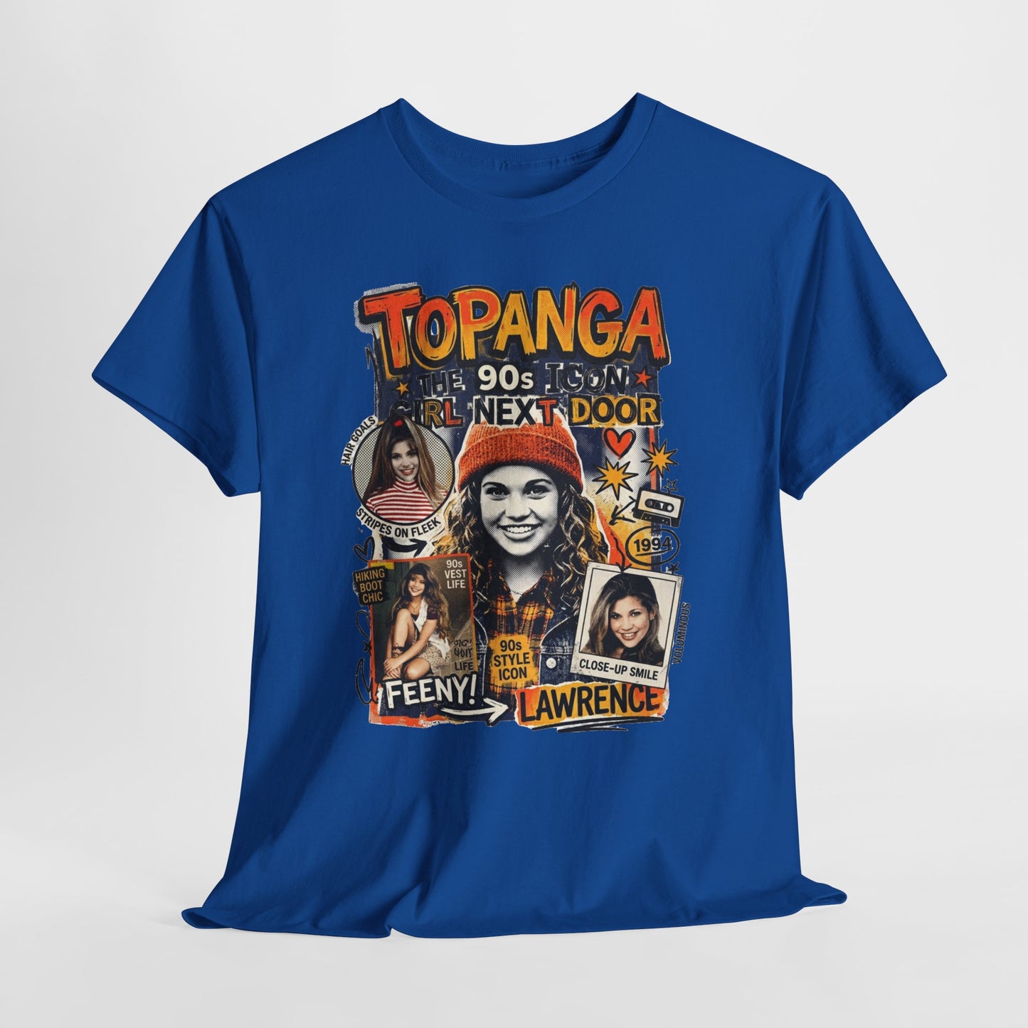 Topanga 90s Throwback Tee — Feeny & Lawrence Nostalgia Graphic T-Shirt