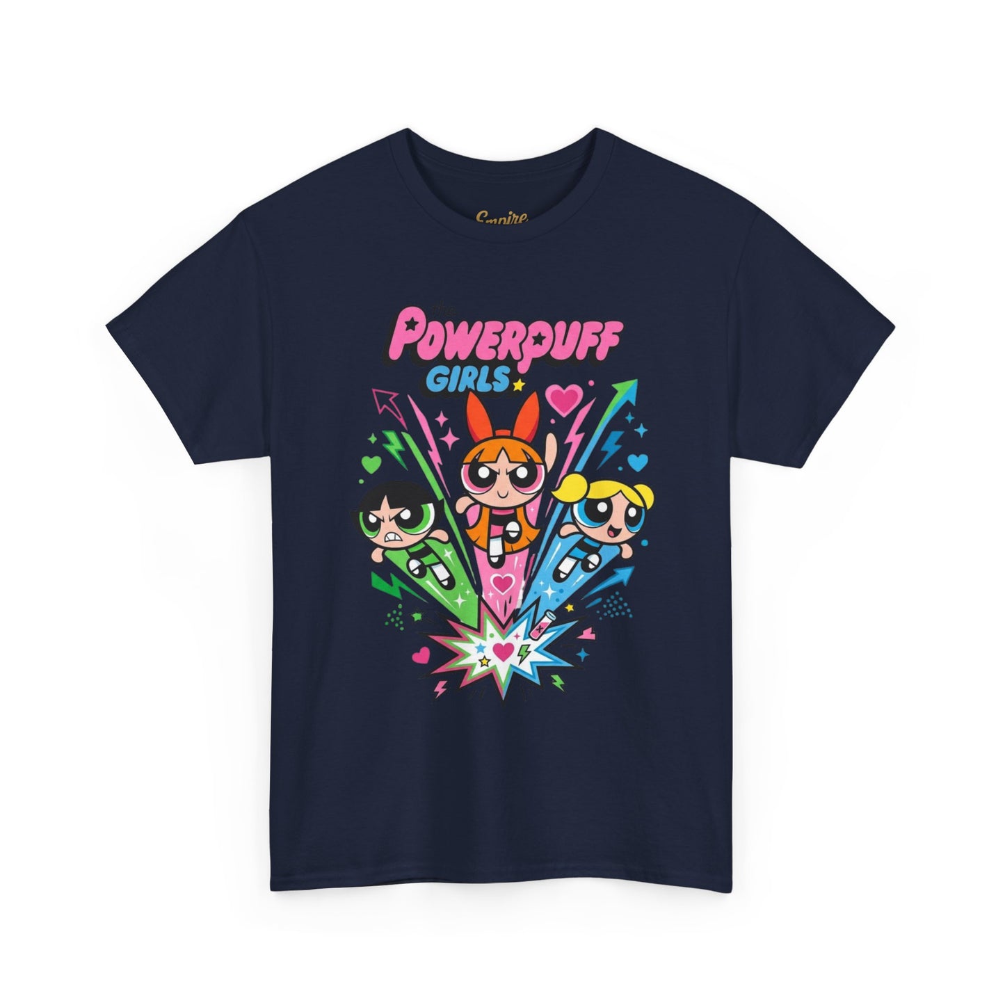 Powerpuff Girls Graphic Tee — Retro Cartoon Team Shirt