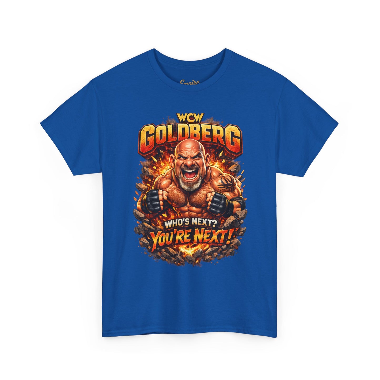 WCW Goldberg 'Who's Next? You're Next!' T-Shirt – Retro Wrestling Fan Tee