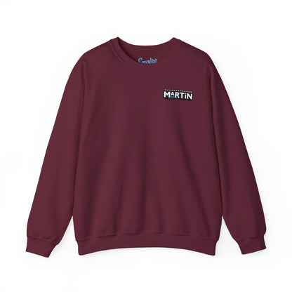 Martin Crewneck Sweatshirt — 'Legendary Characters' Retro TV Cast Graphic