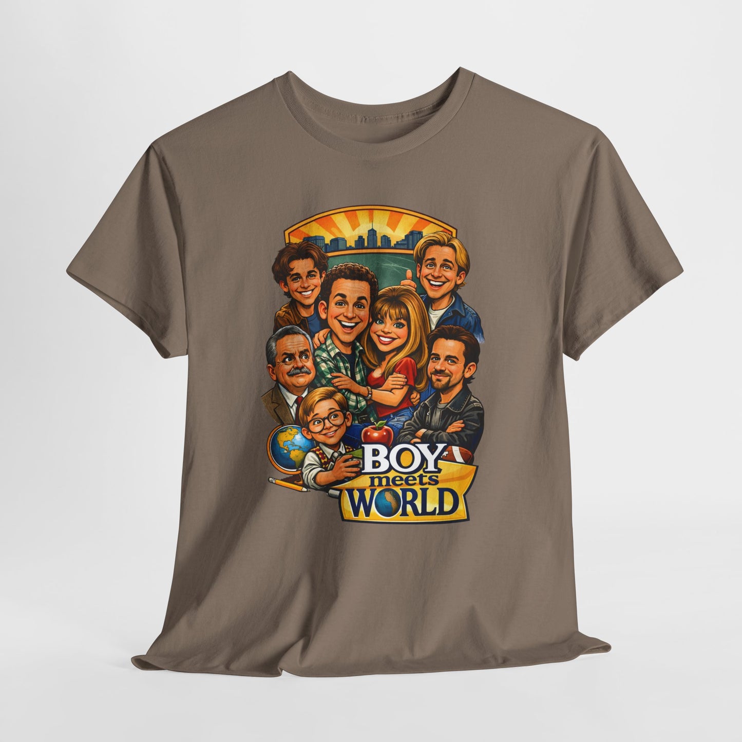 'Boy Meets World' Retro Cast Caricature Tee